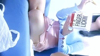 颜射19岁大学生骚母狗